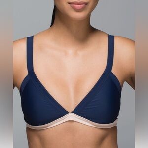 Lululemon Strappy Two-Tone Bra Top – Size 8